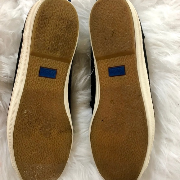 Keds Black Glitter Canvas Shoes‎ Sz 6.5 - Picture 6 of 6